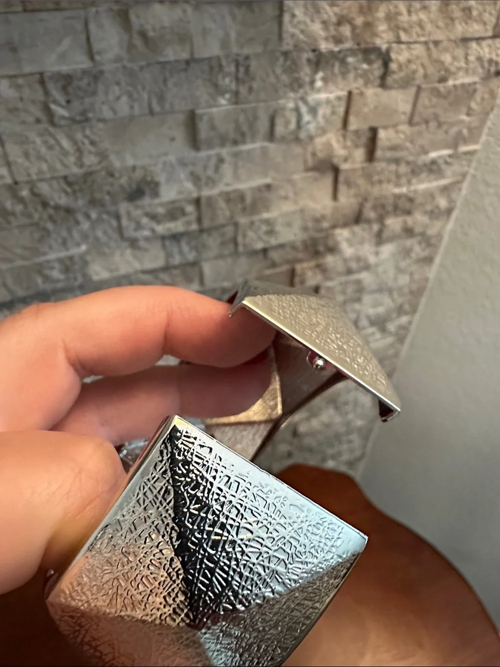 Fashion Jewelry Silver Faceted Women's Bracelet